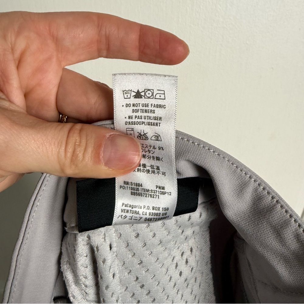 PATAGONIA Alpine Guide Soft Shell Stretch Pants in Light Gray size 8 - Picture 9 of 9